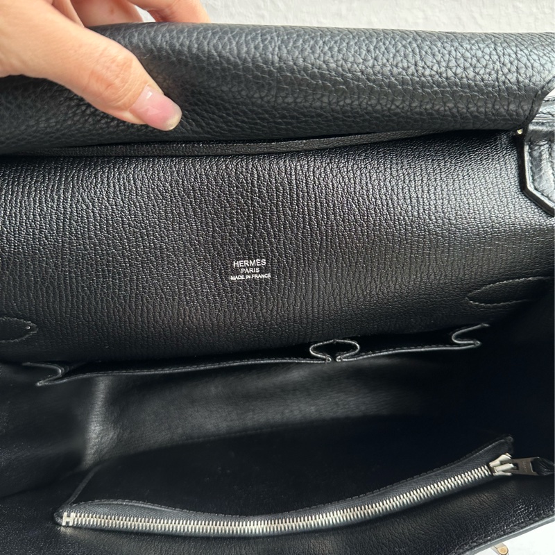 Hermes 吉普賽28黑銀-13