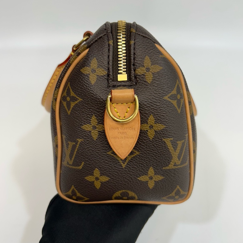 路易威登波士頓20 LV原花奶茶寬背帶Speedy20波士頓包M46222-17