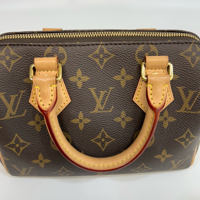 路易威登波士頓20 LV原花奶茶寬背帶Speedy20波士頓包M46222-18