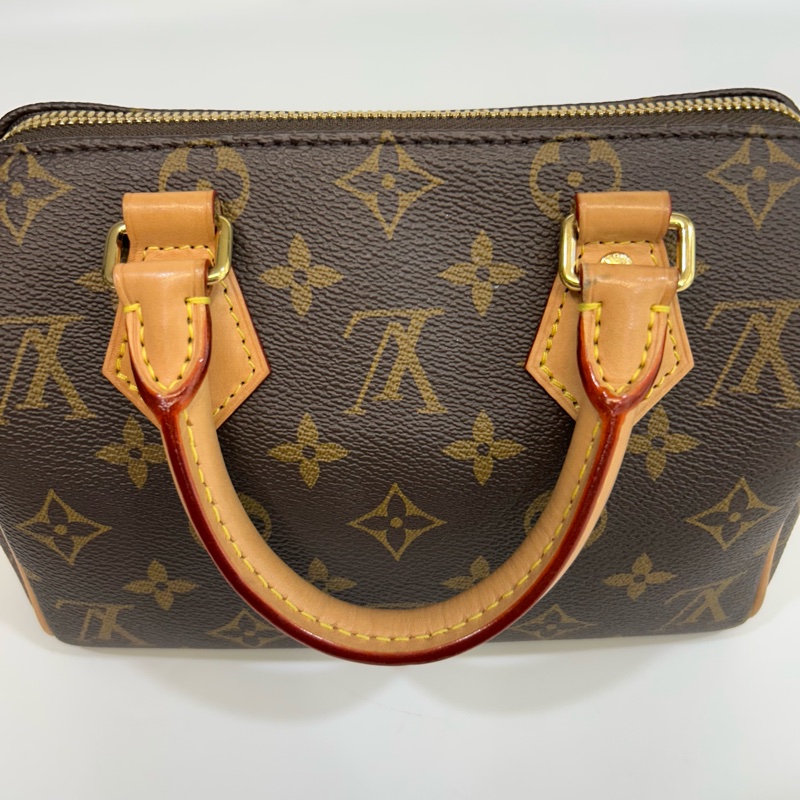 路易威登波士頓20 LV原花奶茶寬背帶Speedy20波士頓包M46222-19