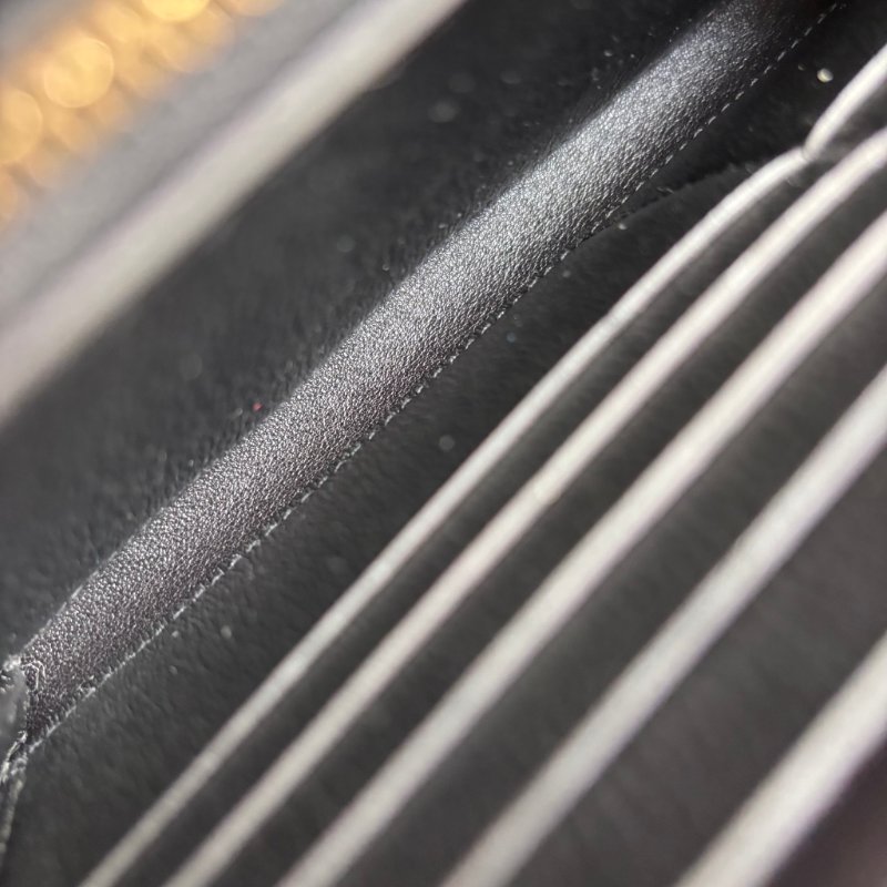 A刻 ::HERMES::  Constance 黑色鱷魚 方塊鱷 長夾 康康長夾-16