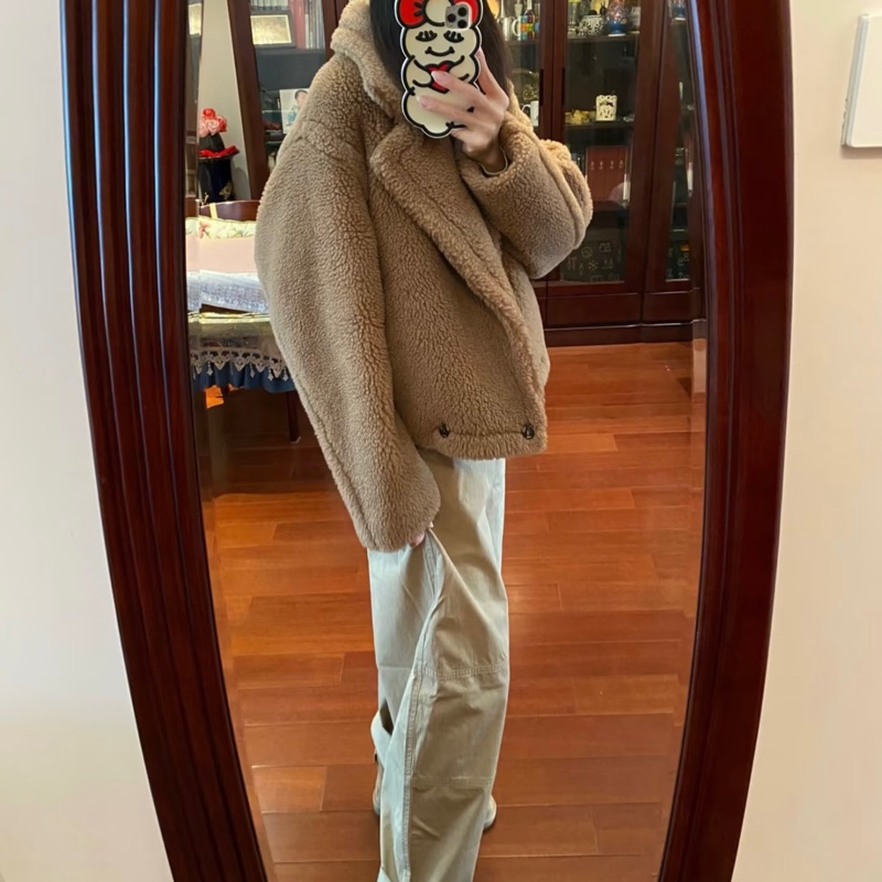 全新max Mara uk14短版teddy-3
