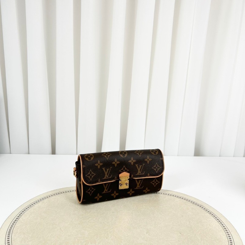 Lv/路易威登  芯片款 Camille老花鏈條包 經典棕色老花 實用百搭-1