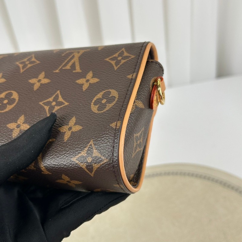 Lv/路易威登  芯片款 Camille老花鏈條包 經典棕色老花 實用百搭-9