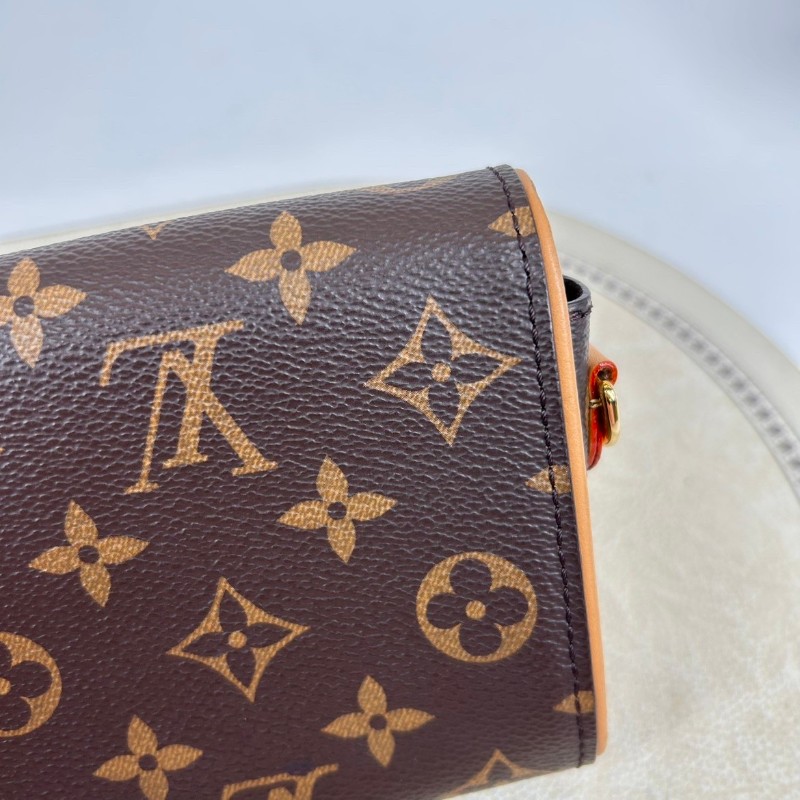 Lv/路易威登  芯片款 Camille老花鏈條包 經典棕色老花 實用百搭-11