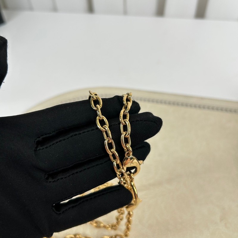 Lv/路易威登  芯片款 Camille老花鏈條包 經典棕色老花 實用百搭-19