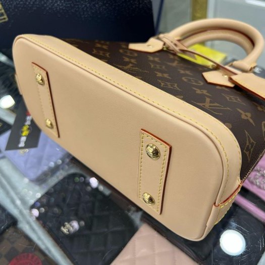 東區正精品㊣LV M46990 Alma BB 全新原花字紋手提包斜背包兩用包 M53152 RZ6190-9