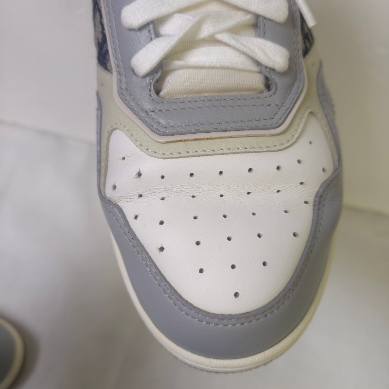 ㊣✨ DIOR ✨**尺寸:43**迪奧 CD B27 灰色 老花 刺繡 運動鞋 球鞋 休閒鞋 板鞋/二手鞋/二手精品/保證正品🌳二手樹屋🌳-8