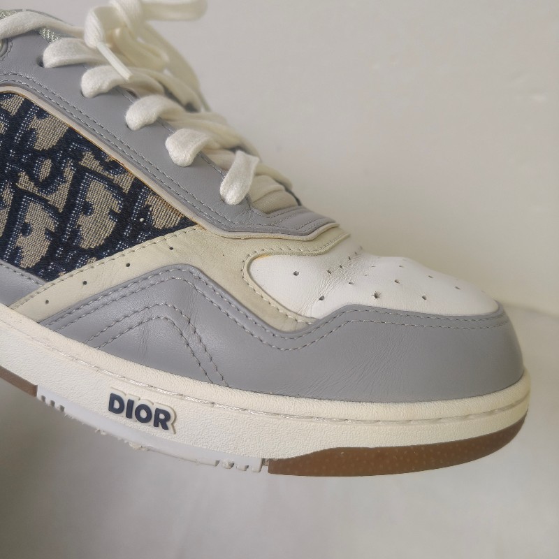 ㊣✨ DIOR ✨**尺寸:43**迪奧 CD B27 灰色 老花 刺繡 運動鞋 球鞋 休閒鞋 板鞋/二手鞋/二手精品/保證正品🌳二手樹屋🌳-35