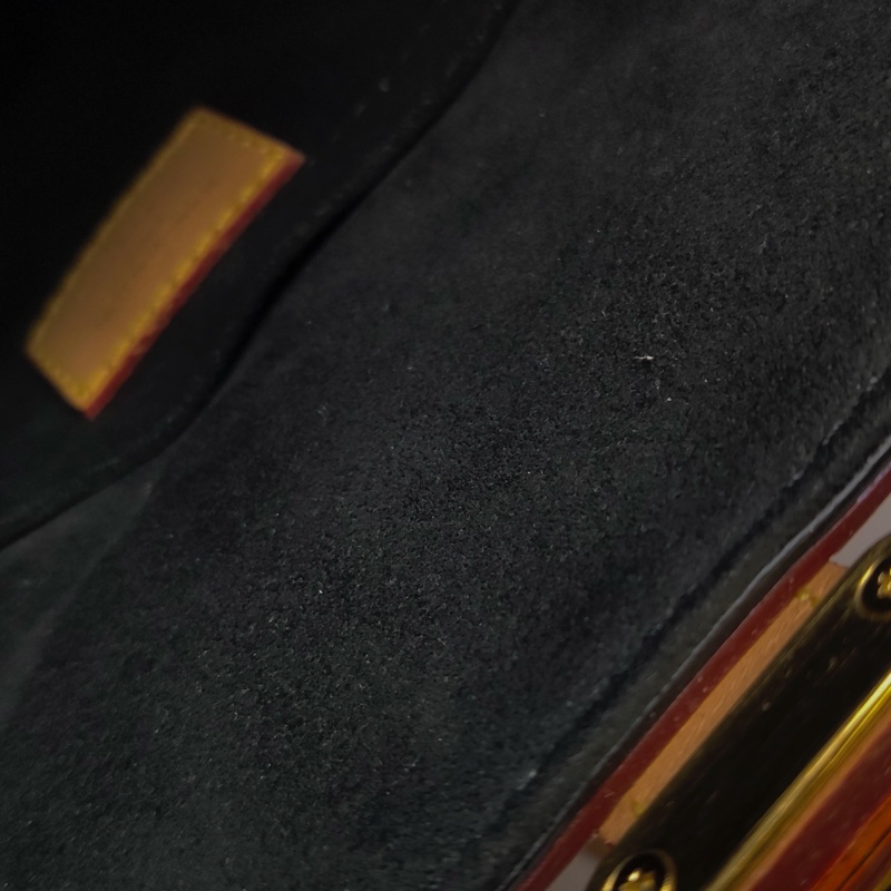 Louis Vuitton(LV)Duffle薯條包植鞣革 Monogram印花S-lock鎖釦斜挎包單肩包-10