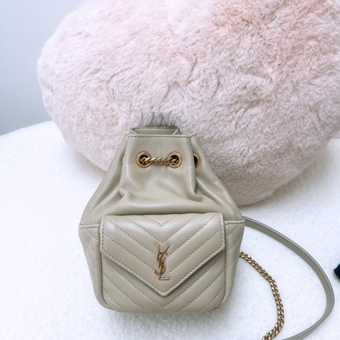 YSL joe mini 米灰色水桶/斜挎包