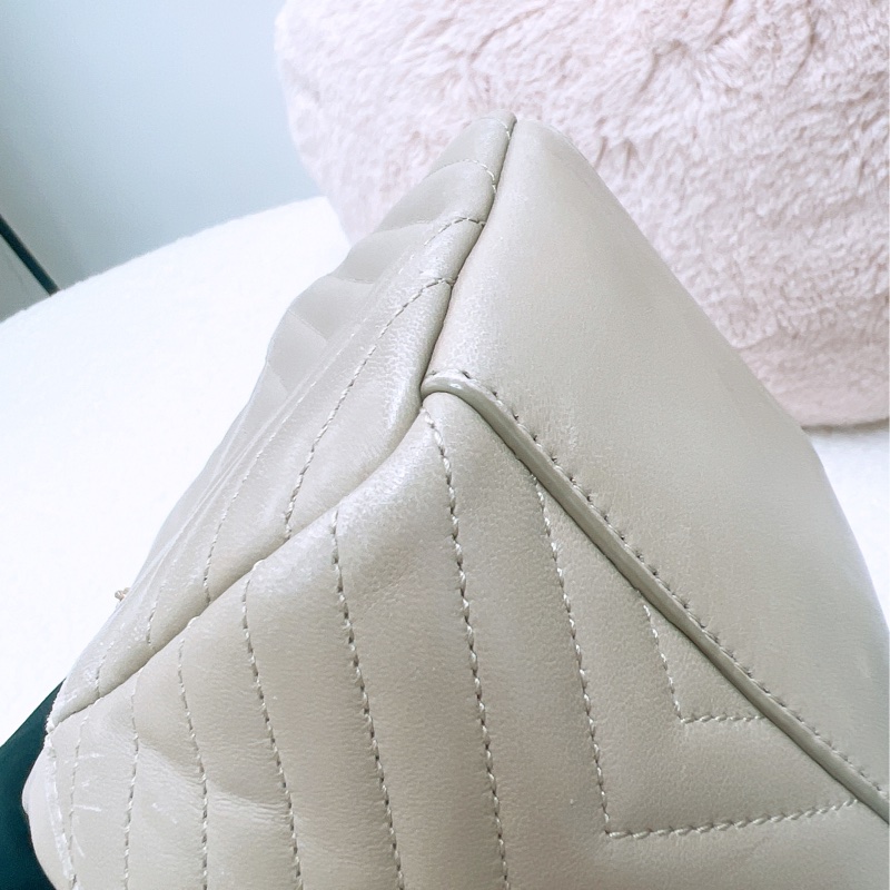 YSL joe mini 米灰色水桶/斜挎包-7