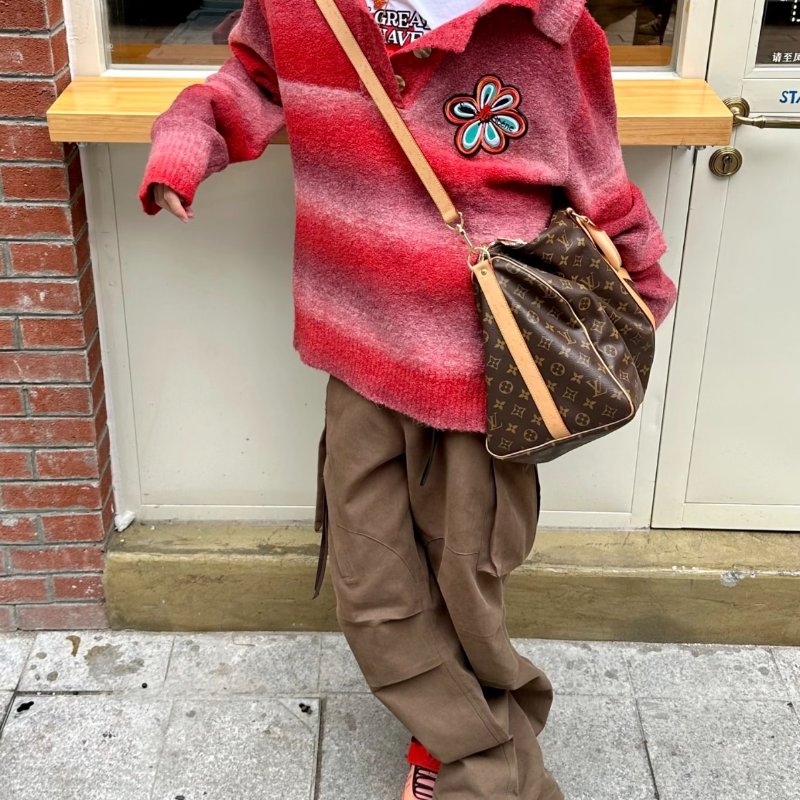 Louis Vuitton -原花 Keepall Bandoulière 45cm旅行袋-3