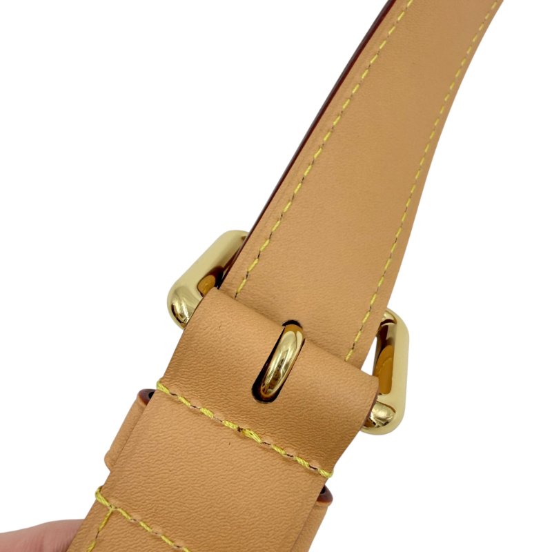 Louis Vuitton - 原花拼羔羊毛下蓋Diane法棍包-14