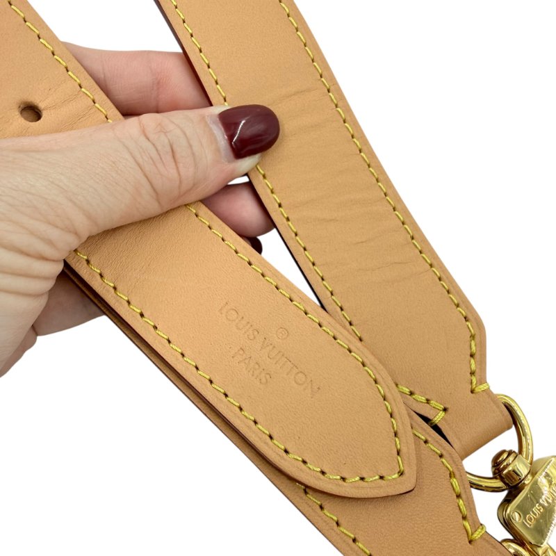 Louis Vuitton - 原花拼羔羊毛下蓋Diane法棍包-18