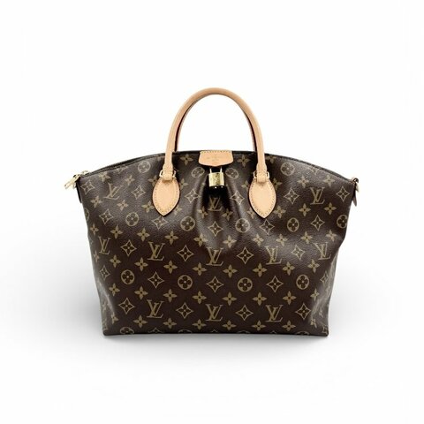 Louis Vuitton - 原花半圓弧Boétie拉鍊鎖頭包╻MM