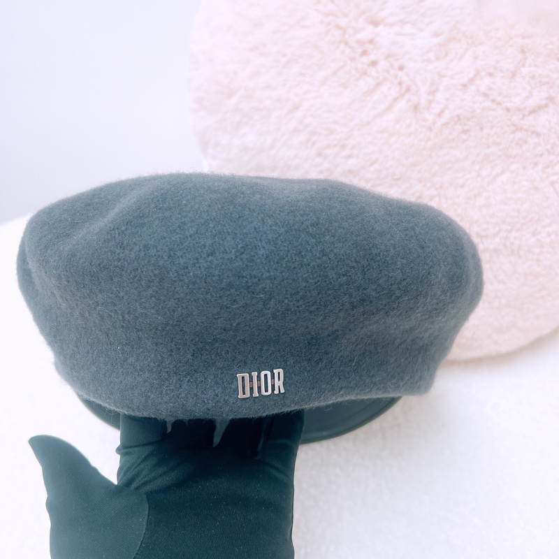 Dior 灰色貝雷帽-3