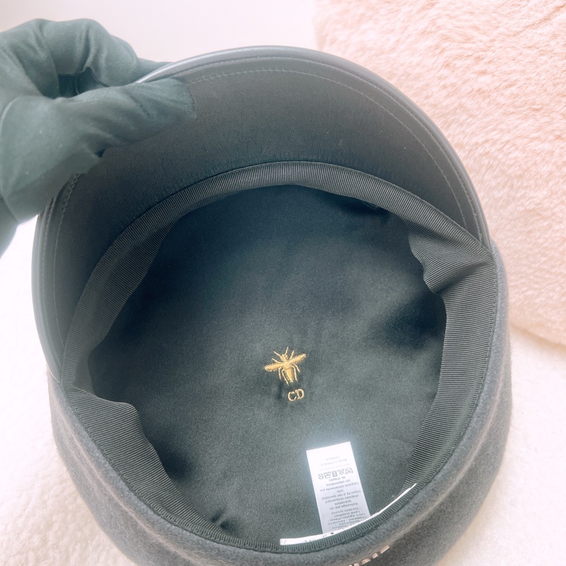 Dior 灰色貝雷帽-6
