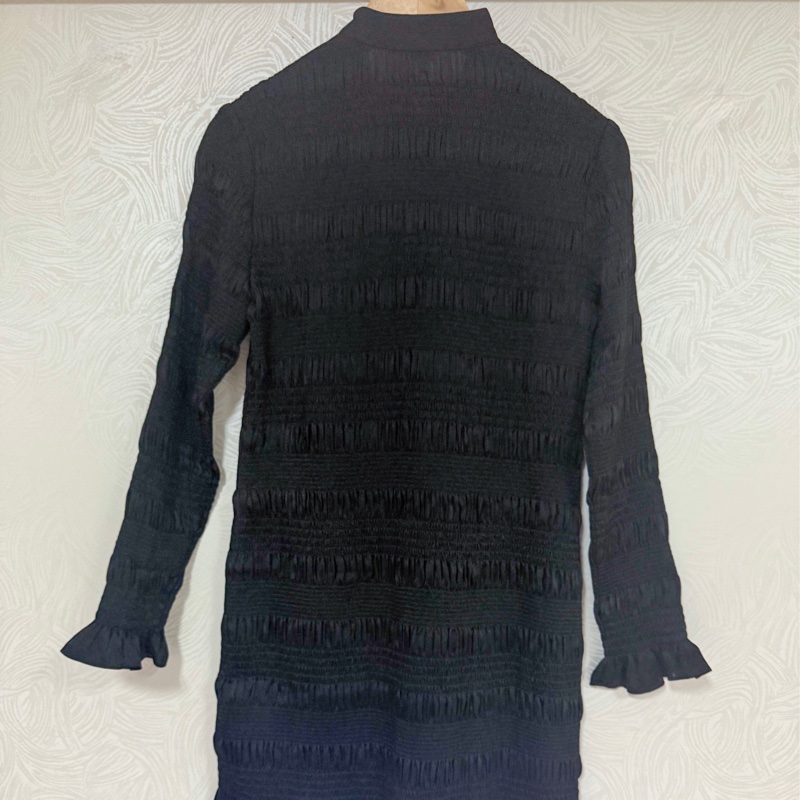 ALLSAINTS Meg Mini Dress 黑色造型短洋裝-1