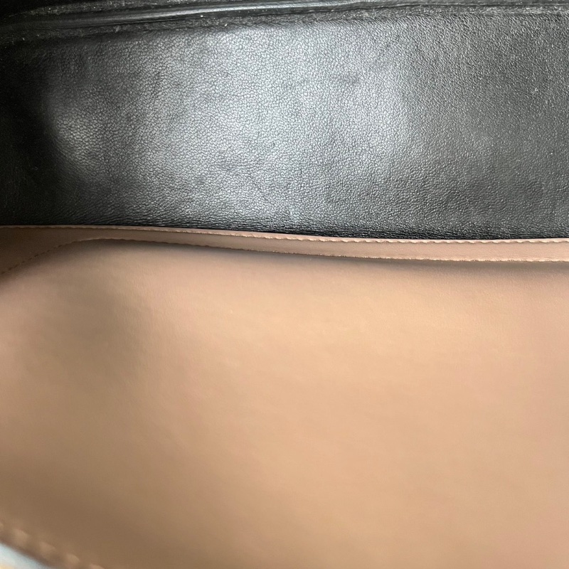 Prada 水桶包灰粉色  32×23cm 99新配件塵袋-2