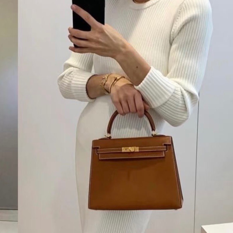 Hermes kelly28  金棕 Epsom皮28*22*11 98新鑰匙*2 鎖塵袋-0