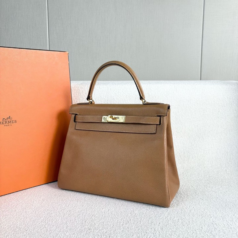 Hermes kelly28  金棕 Epsom皮28*22*11 98新鑰匙*2 鎖塵袋-6