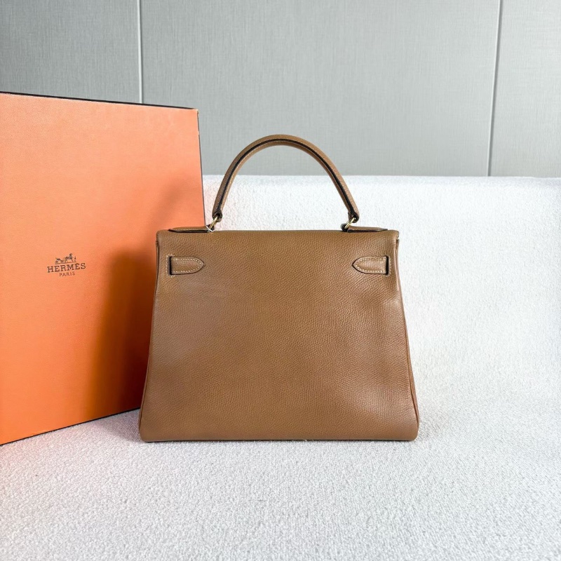 Hermes kelly28  金棕 Epsom皮28*22*11 98新鑰匙*2 鎖塵袋-7