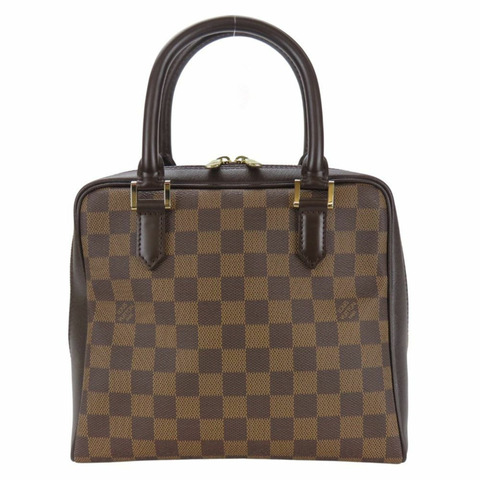 路易威登 Brera 女士手提包 N51150 Damier Ebene 棕色 Damier Ebene 帆布金色五金配件