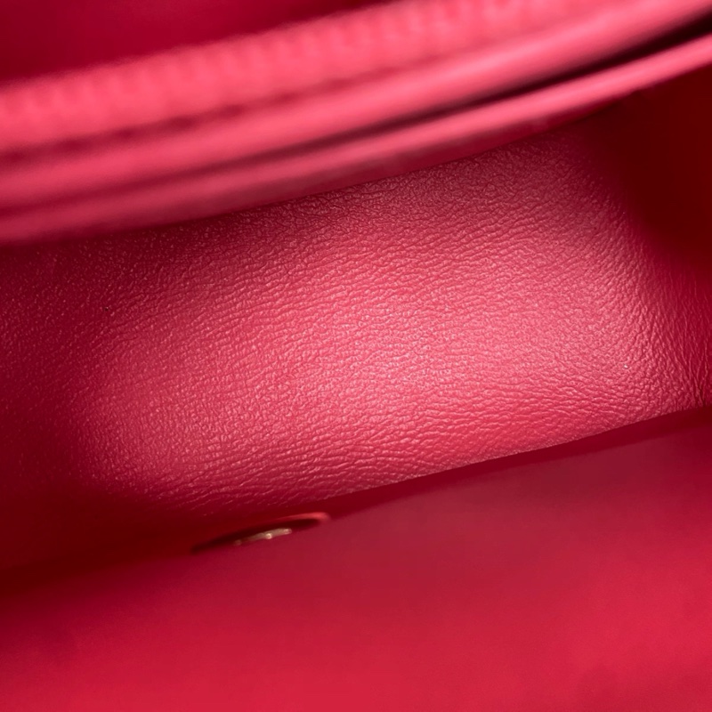 #專櫃2️⃣0️⃣萬 #閒置新✨ 香奈兒方胖子Cf17蜜桃粉金扣 僅一顆🔥🉑遇不🉑求的顏色-10