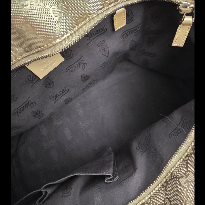 Gucci 金色購物包 肩背 手提 拖特包-10