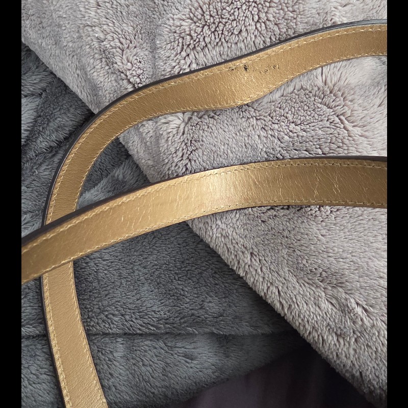 Gucci 金色購物包 肩背 手提 拖特包-21