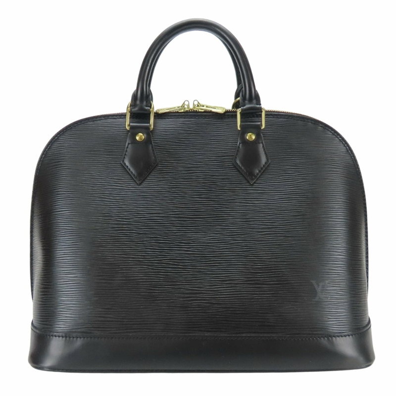 路易威登 Alma 手提包 M52142 Epi 黑色皮革配金色五金件，時尚女士款-1