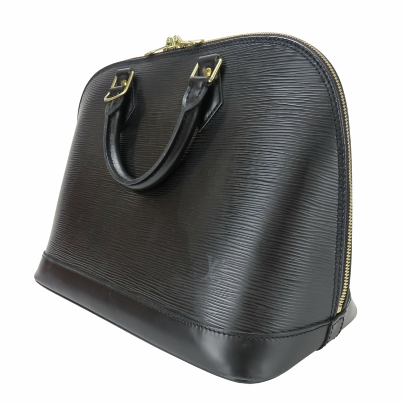 路易威登 Alma 手提包 M52142 Epi 黑色皮革配金色五金件，時尚女士款-2