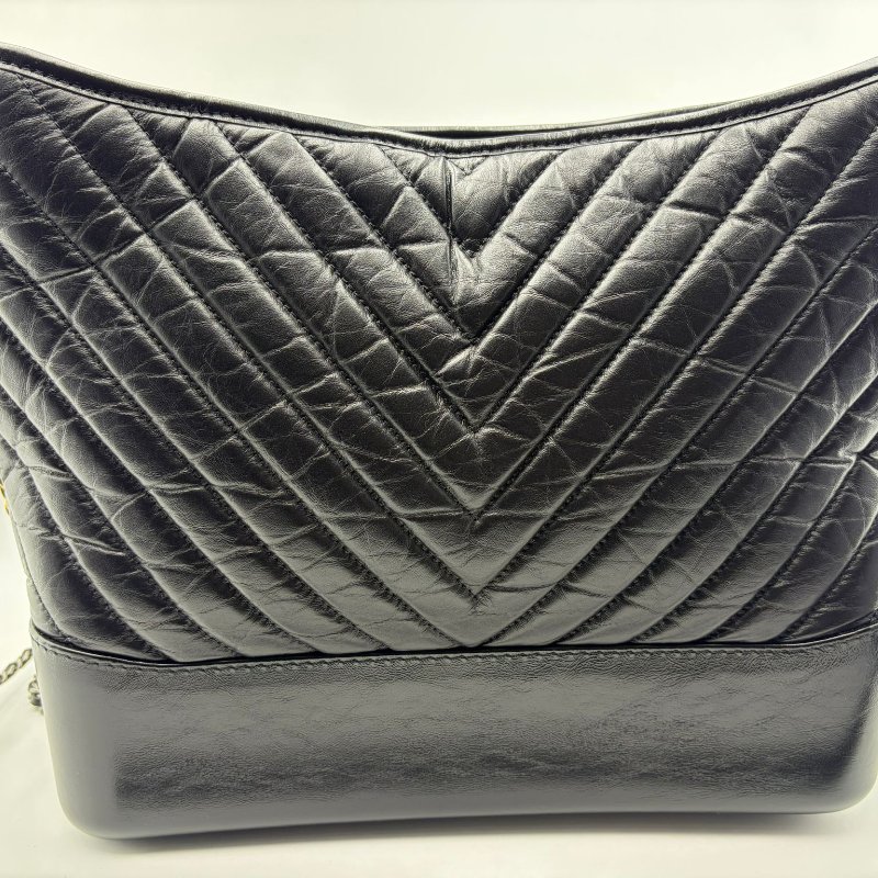 香奈兒 Gabrielle V 紋流浪包-8