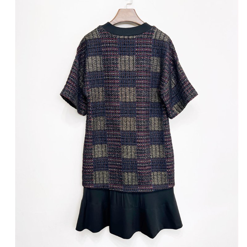 3.1 Phillip Lim 黑色毛呢魚尾洋裝 S~M-3