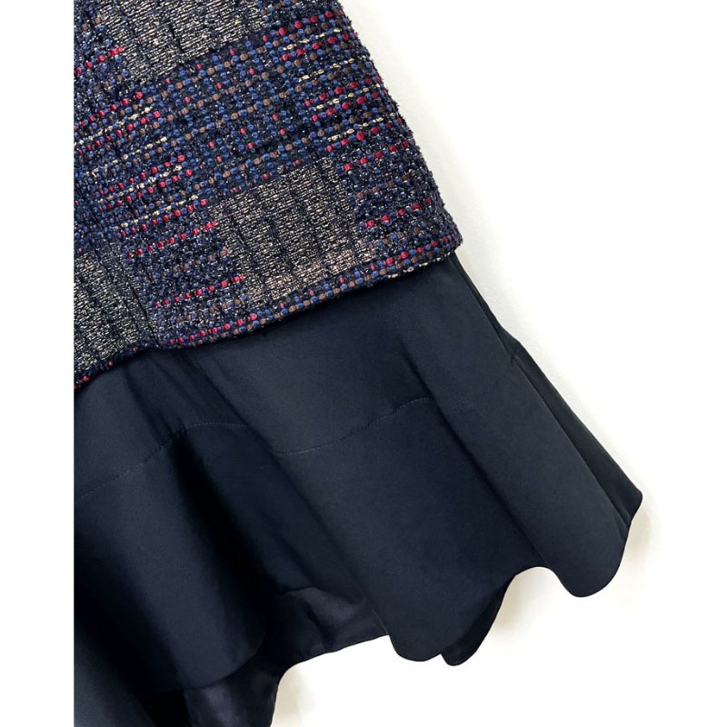 3.1 Phillip Lim 黑色毛呢魚尾洋裝 S~M-5