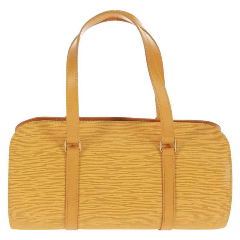 【日本直送】路易威登 Epi Soufflot 手提包 黃色 M52229 LV 正品 163151V-1