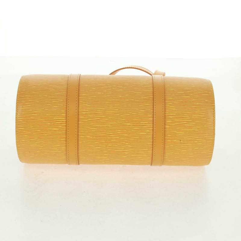 【日本直送】路易威登 Epi Soufflot 手提包 黃色 M52229 LV 正品 163151V-4