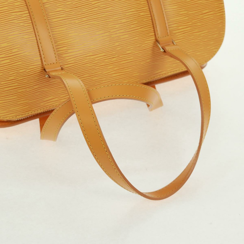 【日本直送】路易威登 Epi Soufflot 手提包 黃色 M52229 LV 正品 163151V-7