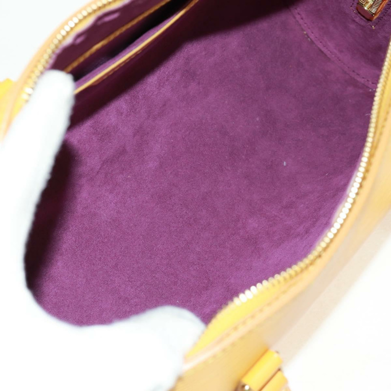 【日本直送】路易威登 Epi Soufflot 手提包 黃色 M52229 LV 正品 163151V-9