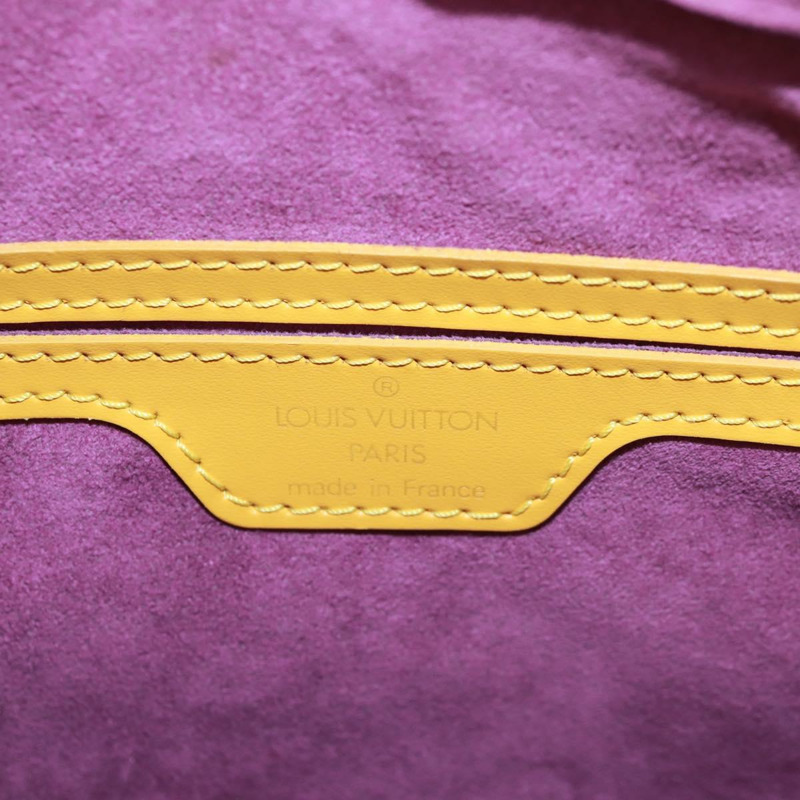 【日本直送】路易威登 Epi Soufflot 手提包 黃色 M52229 LV 正品 163151V-18
