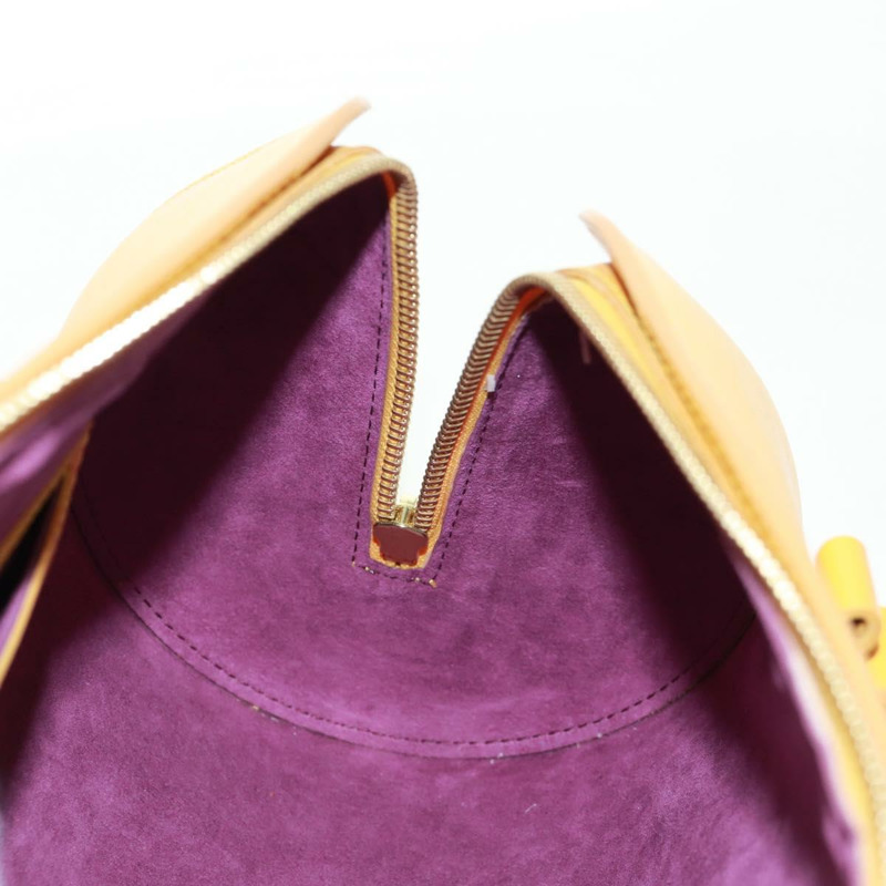 【日本直送】路易威登 Epi Soufflot 手提包 黃色 M52229 LV 正品 163151V-19