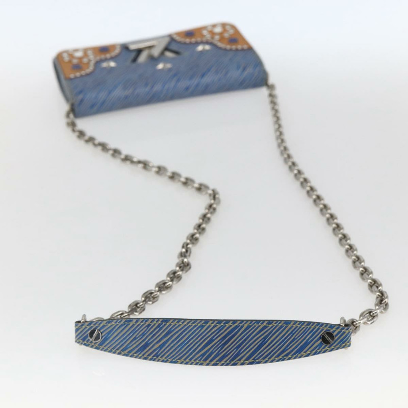 【日本直送】路易威登 Epi Denim Twist MM 肩背包 藍色 M50271 LV Auth ka1523SAM-6