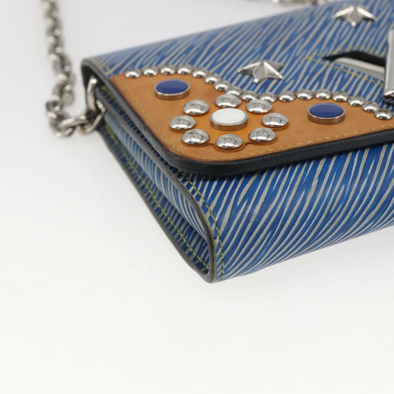 【日本直送】路易威登 Epi Denim Twist MM 肩背包 藍色 M50271 LV Auth ka1523SAM-14