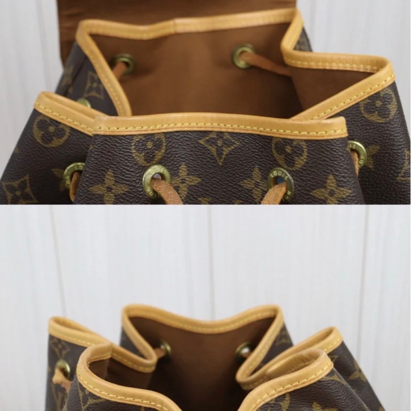 「JL精品代購」LV老花後背包 大號 Montsouris GM-13