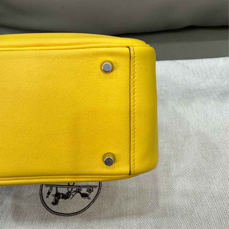🌈Hermes💛Mini Lindy一代💛那不勒斯黃銀扣💛99新🌟全套有單🌈🌟Swift皮🌟愛馬仕🌟-5