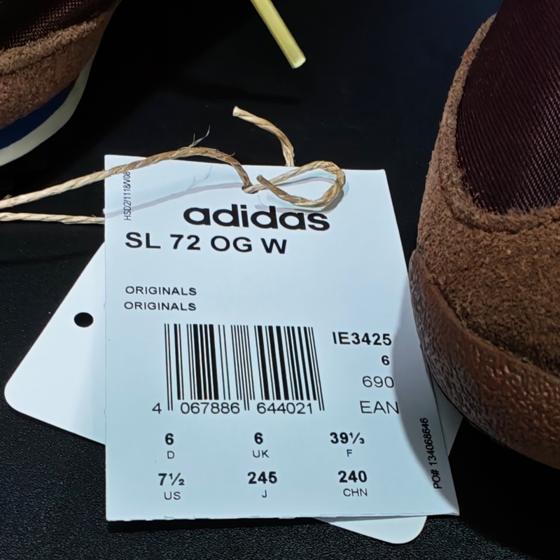 閒置 Adidas SL 72 OG us7.5-7