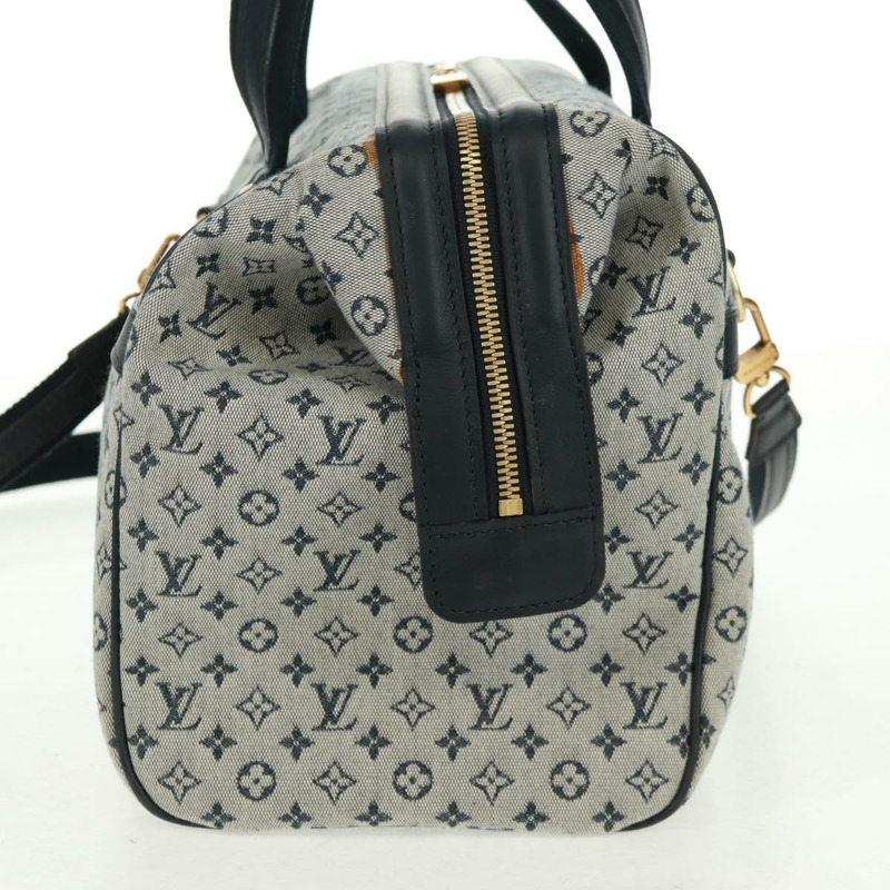 【日本直送】路易威登 Monogram Mini Josephine GM 手提包 藍色 M92211 LV Auth 162805V-3