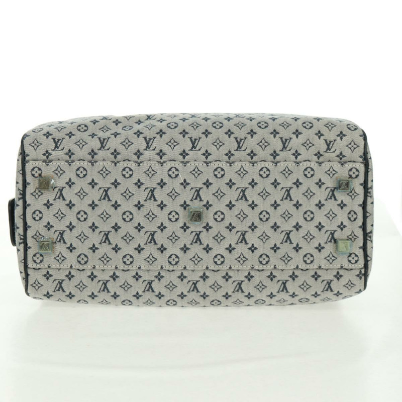 【日本直送】路易威登 Monogram Mini Josephine GM 手提包 藍色 M92211 LV Auth 162805V-5