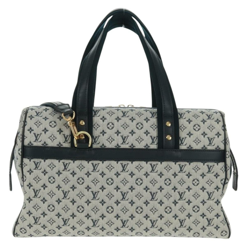 【日本直送】路易威登 Monogram Mini Josephine GM 手提包 藍色 M92211 LV Auth 162805V-12